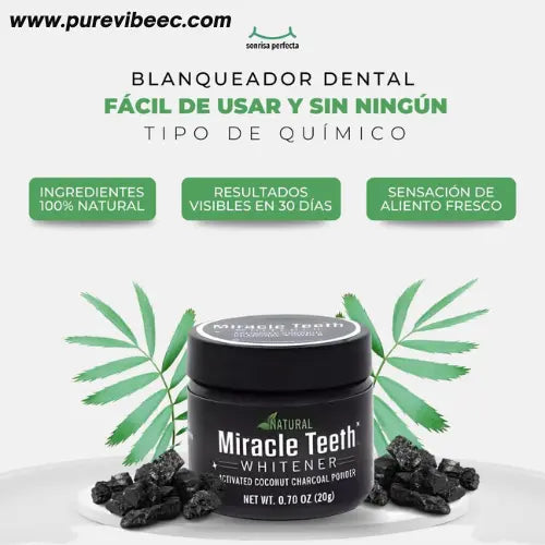 MIRACLE TEETH 🦷 BLANQUEAMENTO NATURAL PERFECTO 🇺🇸